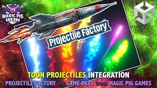 Toon Projectiles by HOVL Studio •  Projectile Factory Integration • For Game Devs