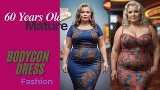 60 Years Over Mature Women | Bodycon Dress Fashion