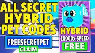 ALL NEW *HYBRID PET UPDATE* CODES in SPEED CHAMPIONS (Roblox)