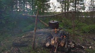 Поход. Озеро Вад. Республика Коми.