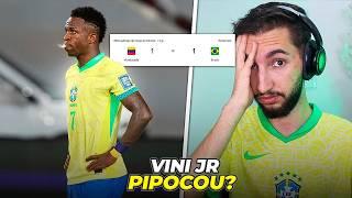 Brasil 1 x 1 Venezuela - BRASIL MUITO MAL! (Vini Jr "pipocou" dnv?)