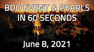 NA BDO: 60 Seconds Events & Pearls [June 8, 2021]