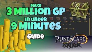 Make 3 Million GP in under 9 Minutes - Daily Cash Run | Runescape 3