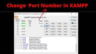 How To Change Apache Port Number In XAMPP