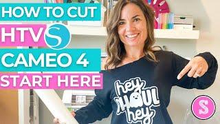  First Silhouette CAMEO 4 Heat Transfer Vinyl Shirt for Beginners