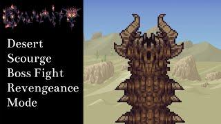 Terraria Calamity - Desert Scourge Boss Fight - Revengeance Mode