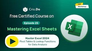 Master Excel 2024: Pivot Tables & Lookup Functions for Data Analysis