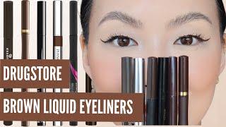 Best Drugstore Brown Liquid Eyeliners