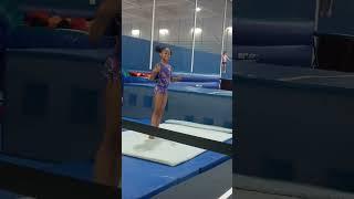 Back flip oops!  #gymnast  #madiwinston #usag #gymnastics-girl #shorts