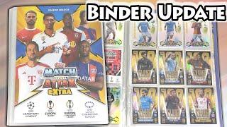 MATCH ATTAX EXTRA 2023/24 BINDER UPDATE Collection Progress | Chrome & Black Edge Cards