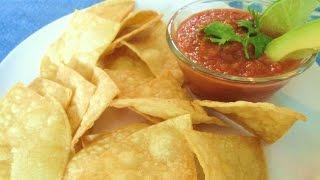 Corn Tortilla Chips - Mexican Food Restaurant Secrets  - PoorMansGourmet