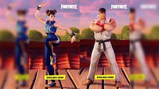 Leaked Fortnite x Street Fighter Emotes!