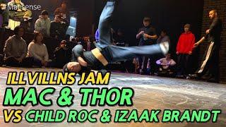 BBOY MAC & THOR vs CHILD ROCK & IZAAK BRANDT // Macsense // Illvillns Breaking Jam 2023