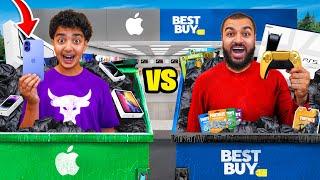 Apple Store Vs Best Buy Dumpster Diving.. (WE FOUND PS5 & IPHONE 16 JACKPOT)