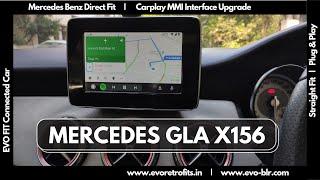 EVO Retrofits: Mercedes Benz GLA Android Auto Demo USB Reverse Camera BT Plug & Play Apple Carplay