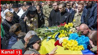 Funerals held in Poltava, Ukraine, for victims of Russian attack on military training facility