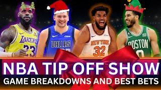 NBA Christmas Picks and Predictions | 76ers vs Celtics | Lakers vs Warriors | Tip-Off for Dec 25