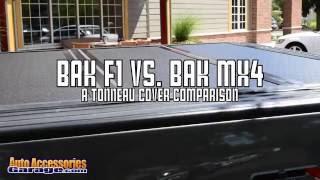 BakFlip F1 Tonneau Cover VS  MX4 Cover - Side by Side