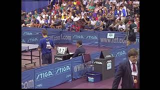 Jan-Ove Waldner vs. Werner Schlager at the 2000 US Open