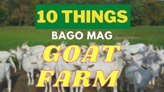 10 THINGS THAT YOU SHOULD KNOW FOR GOAT  FARMING!