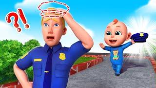 Where 's My Hat? | Policeman Lost Hat | Police Song + More | Rosoo Nursery Rhymes & Kids Songs