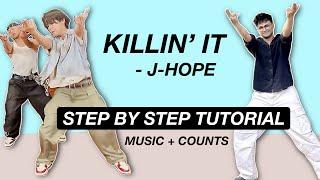 j-hope ‘Killin' It Girl Dance *STEP BY STEP TUTORIAL* (Beginner Friendly)