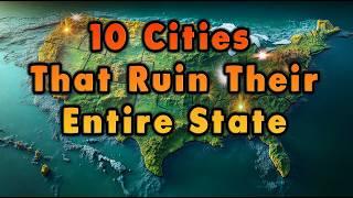 Which 10 U.S. Cities Drag Down Their States the Most?