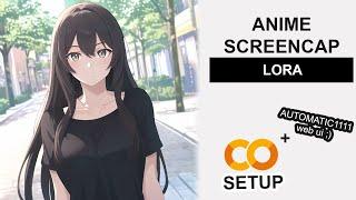 Anime Screencap Style - Stable Diffusion LoRA Google Colab Setup