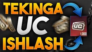 TEKINGA UC ISHLASH | ISBOTI BILAN | PUBG MOBILE BEPUL UC TUSHIRISH | FREE UC| UC EARNER ПРОВЕРКА!