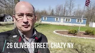 Home for Sale in Chazy New York | 26 Oliver St Chazy NY