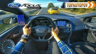 Ford Focus mk3 1.5EcoBoost (110kW) |56| 4K TEST DRIVE POV – SOUND, ACCELERATION, BRAKINGTopAutoPOV