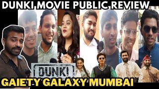 Dunki Movie Public Review | Shah Rukh Khan | Rajkumar Hirani | Vicky Kaushal | Gaiety Galaxy Mumbai