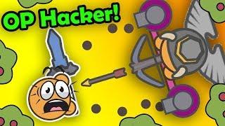 Attacking an INSANE HACKER'S base... BIGGEST FAIL! (Moomoo.io Funny Moments)