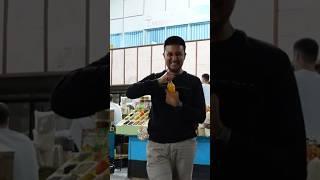 Fresh orange juice at a local bazaar! 