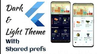 Flutter 3.0 Implement dark/light theme like a pro, with shared prefs #dark#light #shared_prefs