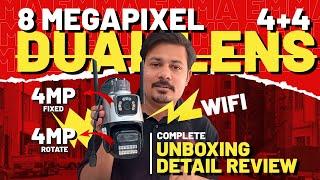 Active Pixel | 8MP DUAL LENS PTZ CAMERA | WIFI CAMERA WITH SIREN | ACTIVE PIXEL SIM CAMERA