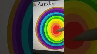 Zander | What name should I do next? #ytshorts #art #procreate