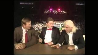 Awkward celebrity wrestling interview: Clash of the Champions III