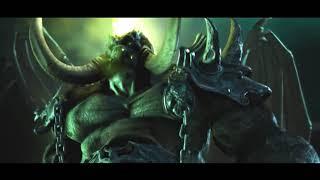 #dota Axe and Thrall Vs Pit Lord (war) #акс и тралл против Пит лорда (битва)