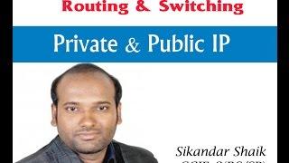 Private & Public IP - Video By Sikandar Shaik || Dual CCIE (RS/SP) # 35012