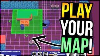 How To PLAY YOUR Brawl Stars MAP - with Brawl Craft!
