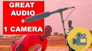 Shoot A Scene With One Camera And Record Great Audio