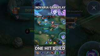 NOVARIA BEST BUILD 2023~ ONE HIT BUILD REVEAL #novaria #novariamlbb #novariabuild @Mobile Legends