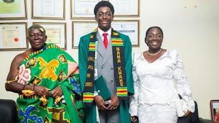 Asantehene, and Lady Julia Osei Tutu honoured the graduation ceremony of their son
