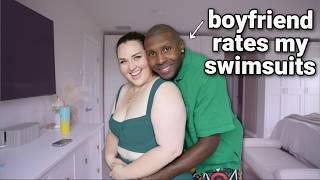 Boyfriend Rates My Swimsuits | POPFLEX Haul