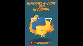 How to generate 6-digit alphanumeric OTP in Python