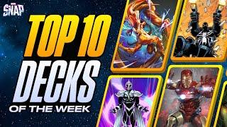 TOP 10 BEST DECKS IN MARVEL SNAP | Weekly Marvel Snap Meta Report #101