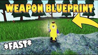 HOW to get WEAPON BLUEPRINT FAST!! | ROBLOX Islands/SkyBlock