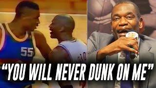 Dikembe Mutumbo "I made him mad" - The Events That Led To Michael Jordan's ICONIC Dunk On Him