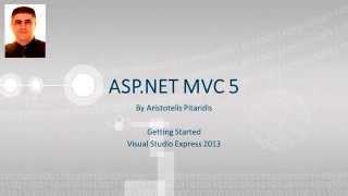 ASP.NET MVC 5 : 2.2 Getting Started - Visual Studio Express 2013